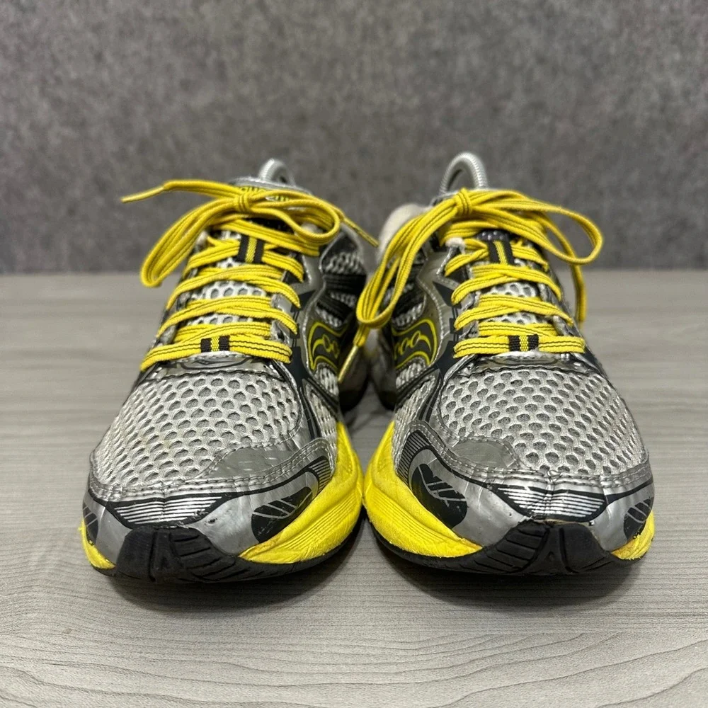 Saucony ProGrid Guide 5 Womens Running Shoes Silver‎ Yellow 10140-5 Size 8.5